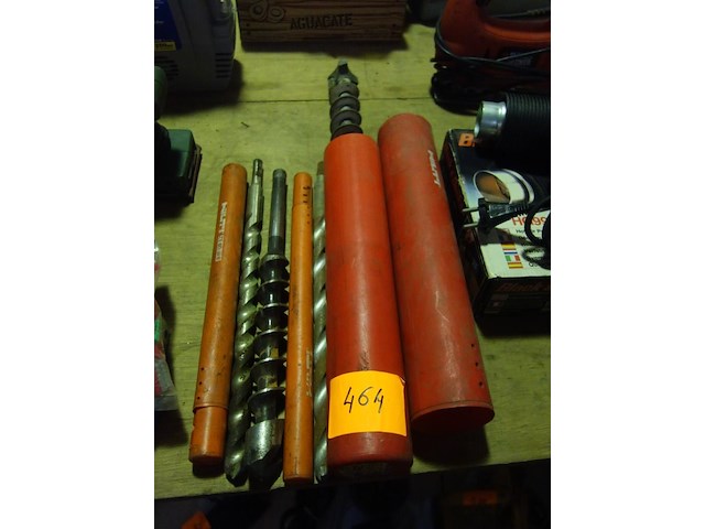 Lot van 6 grote boren hilti - afbeelding 1 van  1