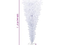 Lot van 6 witte kerstbomen - afbeelding 7 van  9