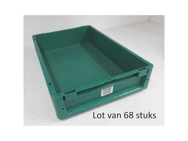 Lot van 68 euronorm stapelbakken ne 6412 - afbeelding 1 van  1