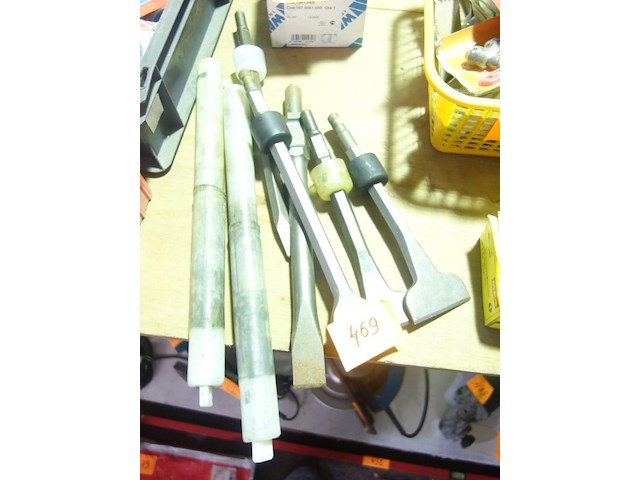 Lot van 7 grote beitels - afbeelding 1 van  1