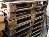 Lot van 8 x euro pallet - afbeelding 1 van  1