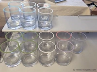 Lot vazen glas 15stuks - afbeelding 1 van  3