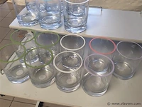 Lot vazen glas 15stuks - afbeelding 3 van  3