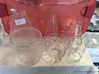 Lot vazen glas 6stuks - afbeelding 1 van  4