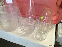 Lot vazen glas 6stuks - afbeelding 2 van  4