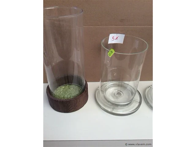 Lot vazen glas - afbeelding 2 van  3