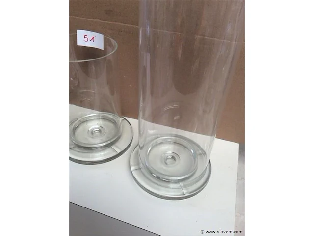 Lot vazen glas - afbeelding 3 van  3