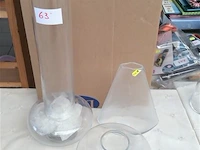 Lot vazen glas - afbeelding 1 van  3