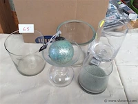Lot vazen glas - afbeelding 1 van  3