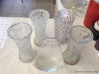 Lot vazen glas - afbeelding 1 van  2