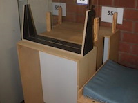 Lot verrijdbare plexischermen - afbeelding 1 van  1