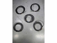 Lot video cable 05 x bnc hd-sdi 20mtr - black - afbeelding 1 van  3