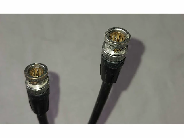 Lot video cable 05 x bnc hd-sdi 20mtr - black - afbeelding 3 van  3
