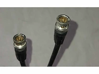 Lot video cable 05 x bnc hd-sdi 20mtr - black - afbeelding 3 van  3