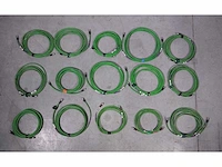 Lot video cable 15 x bnc hd-sdi 5mtr - green - afbeelding 1 van  3