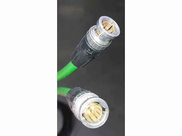 Lot video cable 15 x bnc hd-sdi 5mtr - green - afbeelding 3 van  3