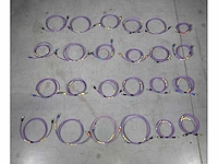 Lot video cable 24 x bnc hd-sdi 2mtr - purple - afbeelding 1 van  3