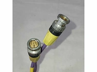 Lot video cable 24 x bnc hd-sdi 2mtr - purple - afbeelding 3 van  3