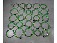 Lot video cable 25 x bnc hd-sdi 2mtr - green - afbeelding 1 van  3
