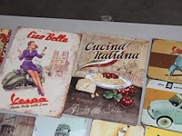 Lot vintage reclamebordjes - afbeelding 4 van  8