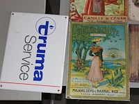 Lot vintage reclamebordjes - afbeelding 8 van  8