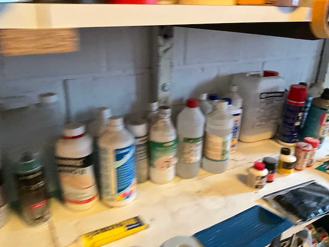 Lot werkgereedschappen inclusief rekken en inhoud - afbeelding 298 van  343