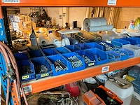 Lot werkgereedschappen inclusief rekken en inhoud - afbeelding 39 van  343