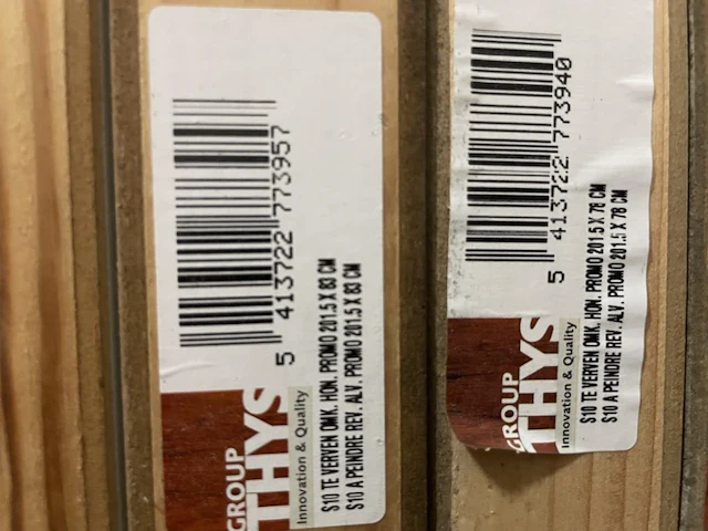 Lot witte schilderdeuren (10 stuks) - afbeelding 5 van  7