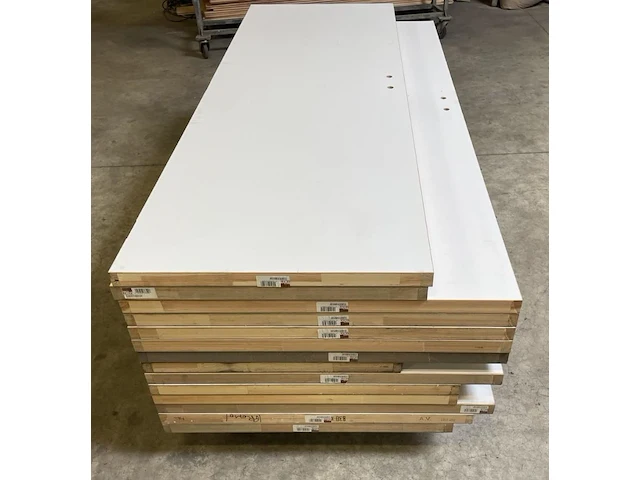 Lot witte schilderdeuren (14 stuks) - afbeelding 5 van  5