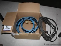 Lot zaagbladen voor bandzaag plus elektrakabel - afbeelding 1 van  1