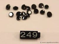 Lot zwarte diamandjes plm 25,9ct - afbeelding 1 van  3