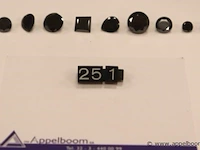 Lot zwarte diamandjes plm 52,88ct - afbeelding 1 van  4