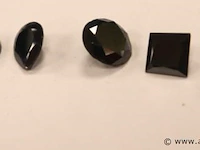 Lot zwarte diamandjes plm 52,88ct - afbeelding 4 van  4