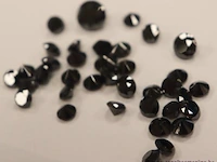 Lot zwarte diamandjes plm 58,84ctct - afbeelding 3 van  3
