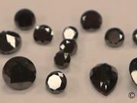Lot zwarte diamandjes plm 60,61ct - afbeelding 2 van  4