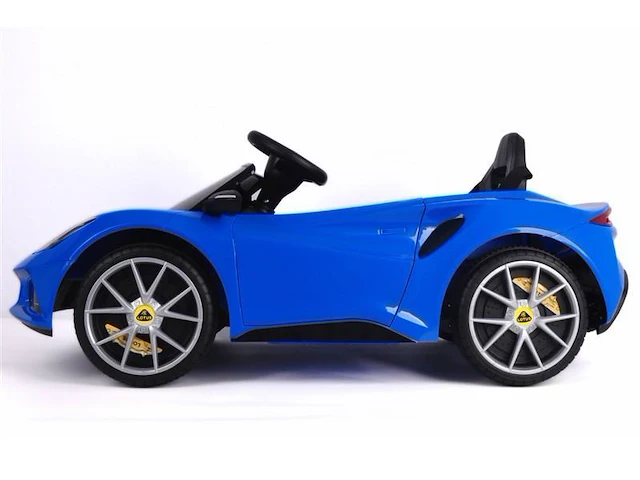 Lotus emira elektrische kinderauto 12v - blauw - afbeelding 3 van  19