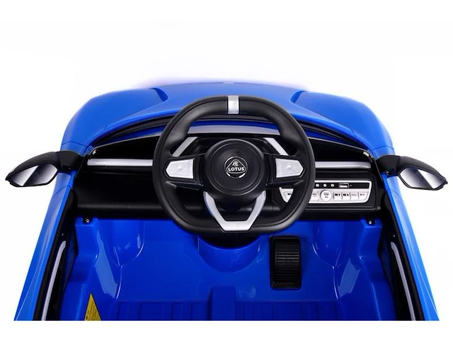 Lotus emira elektrische kinderauto 12v - blauw - afbeelding 6 van  19
