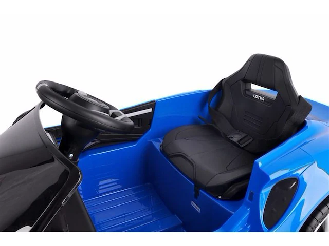 Lotus emira elektrische kinderauto 12v - blauw - afbeelding 7 van  19