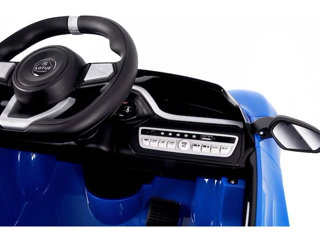 Lotus emira elektrische kinderauto 12v - blauw - afbeelding 9 van  19