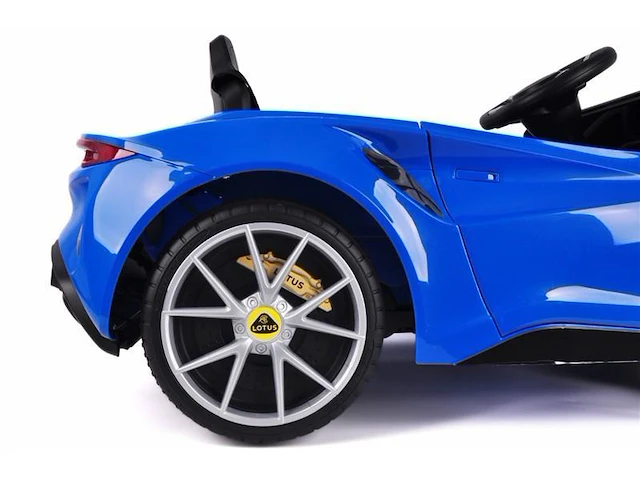 Lotus emira elektrische kinderauto 12v - blauw - afbeelding 10 van  19