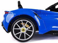 Lotus emira elektrische kinderauto 12v - blauw - afbeelding 10 van  19