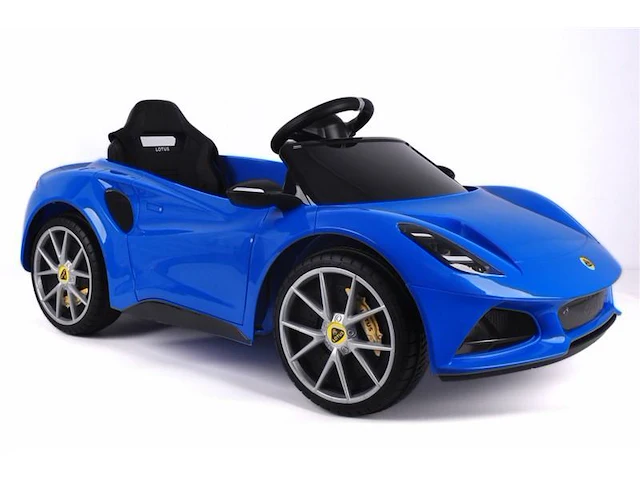 Lotus emira elektrische kinderauto 12v - blauw - afbeelding 12 van  19