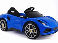 Lotus emira elektrische kinderauto 12v - blauw - afbeelding 12 van  19