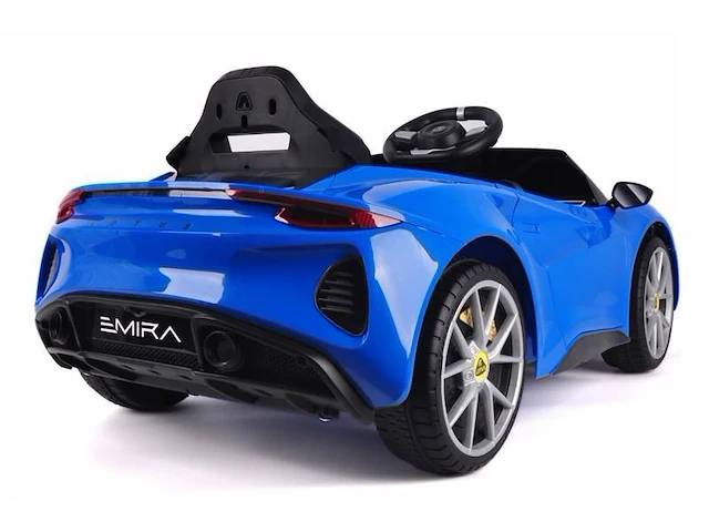 Lotus emira elektrische kinderauto 12v - blauw - afbeelding 13 van  19