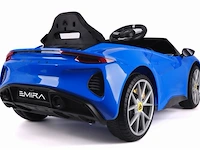 Lotus emira elektrische kinderauto 12v - blauw - afbeelding 13 van  19