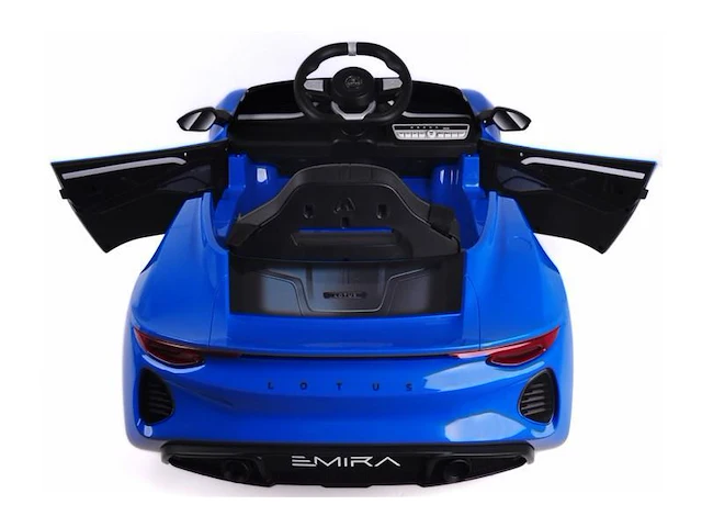 Lotus emira elektrische kinderauto 12v - blauw - afbeelding 14 van  19