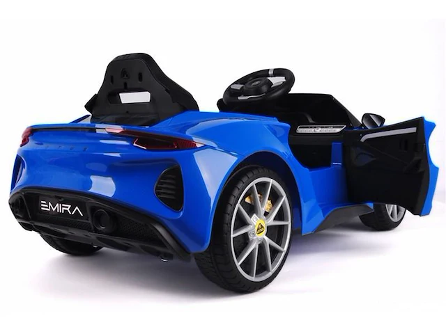 Lotus emira elektrische kinderauto 12v - blauw - afbeelding 15 van  19