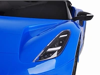 Lotus emira elektrische kinderauto 12v - blauw - afbeelding 19 van  19
