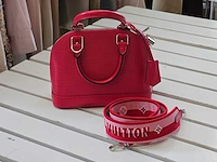 Louis-vuitton luxe-handtas 'alma bb' epi (inclusief strap)