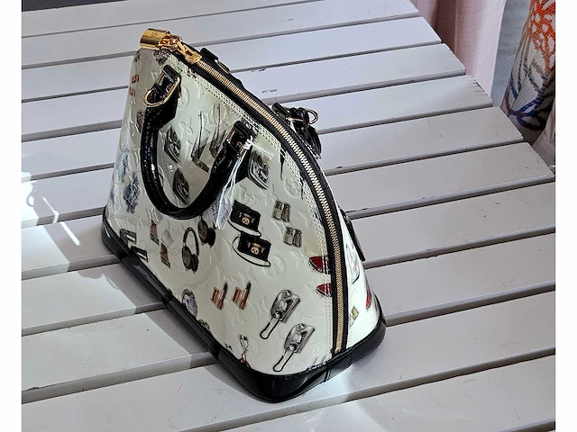 Louis-vuitton luxe-handtas 'alma pm stickers' (special edition) - afbeelding 4 van  10
